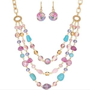 Spring Bouquet Collection Necklace and Earrings